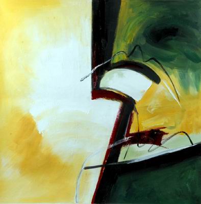 Abstract C oil painting