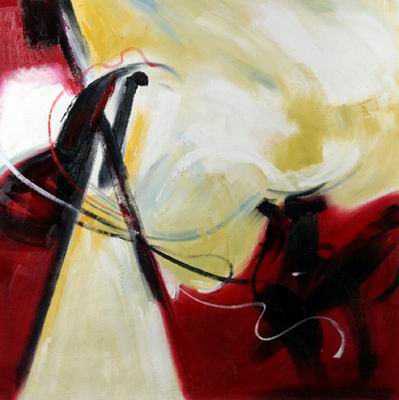 Abstract C oil painting