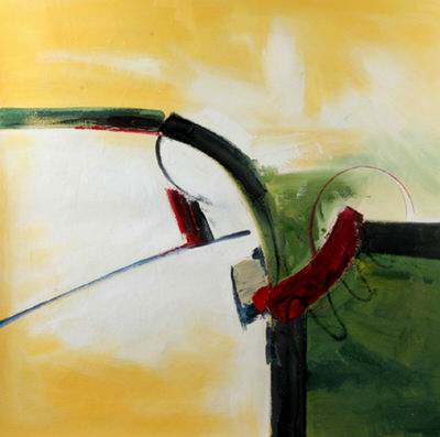 Abstract C oil painting