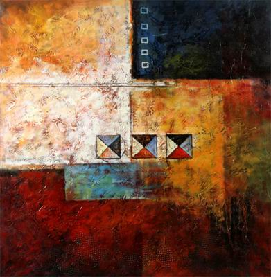 Abstract C oil painting