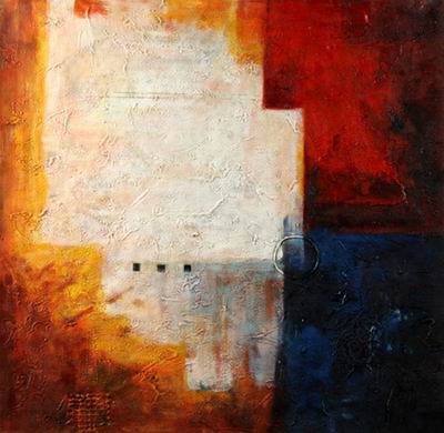 Abstract C oil painting