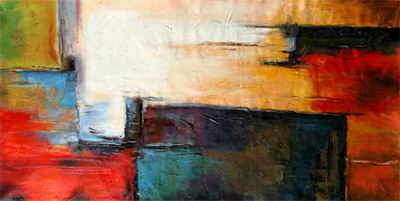 Abstract C oil painting