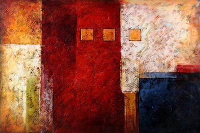 Abstract C oil painting