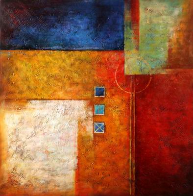 Abstract C oil painting