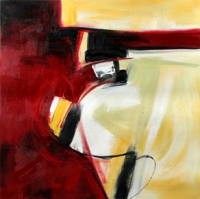 Abstract C oil painting