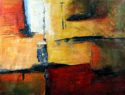 Abstract C oil painting