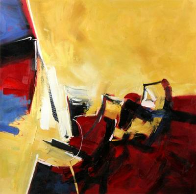 Abstract C oil painting