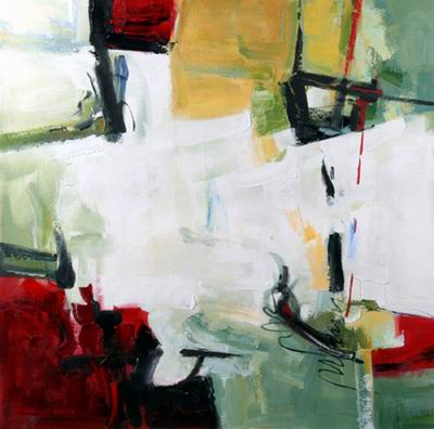 Abstract C oil painting