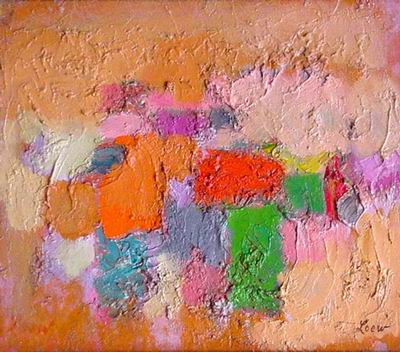 Abstract C oil painting