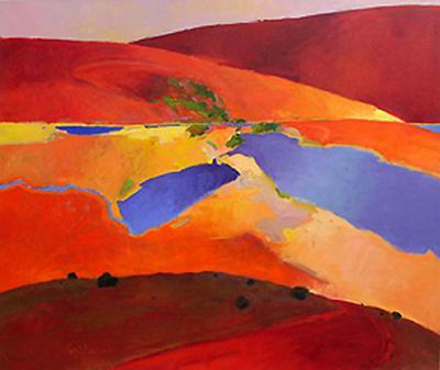 Abstract C oil painting