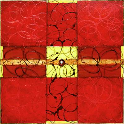 Abstract C oil painting