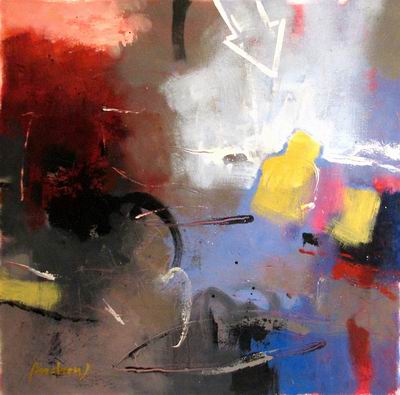 Abstract C oil painting