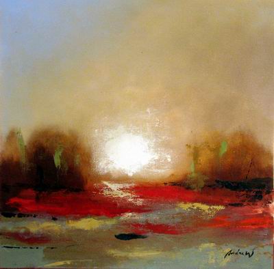 Abstract C oil painting