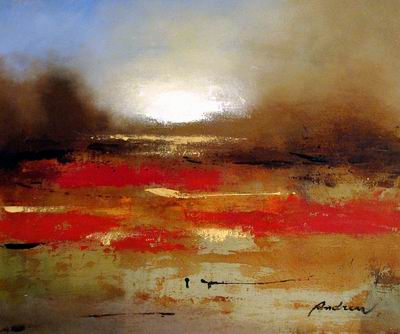 Abstract C oil painting