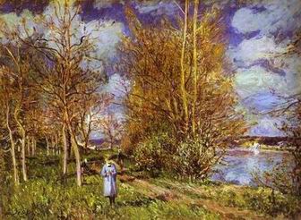 Alfred Sisley oil painting