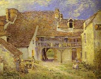 Alfred Sisley oil painting