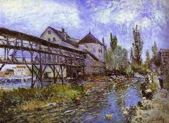 Alfred Sisley oil painting