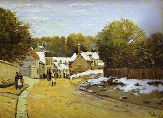 Alfred Sisley oil painting