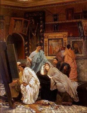 Alma Tadema oil painting