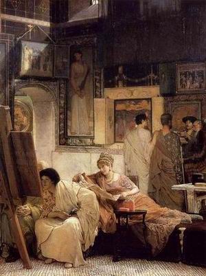 Alma Tadema oil painting