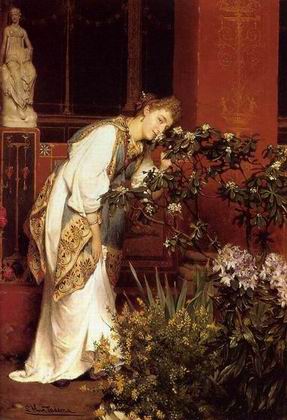 Alma Tadema oil painting