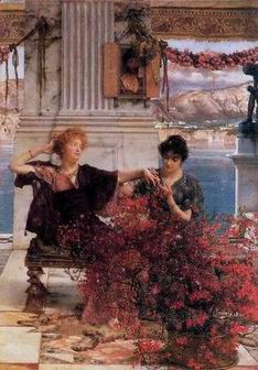 Alma Tadema oil painting