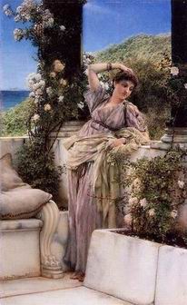 Alma Tadema oil painting