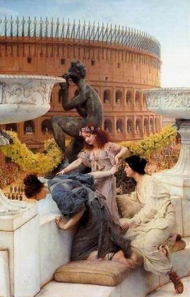 Alma Tadema oil painting