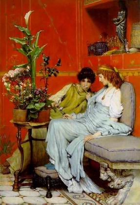 Alma Tadema oil painting