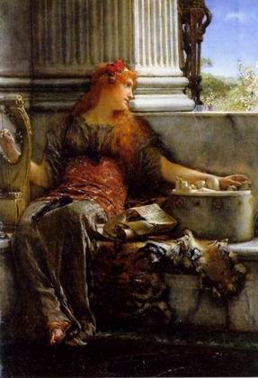 Alma Tadema oil painting
