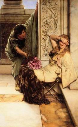 Alma Tadema oil painting