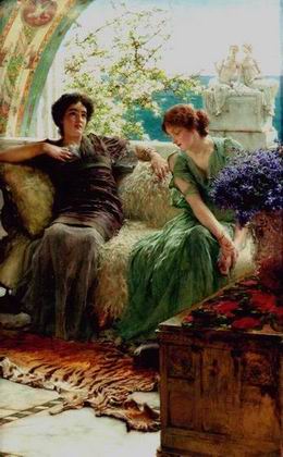 Alma Tadema oil painting