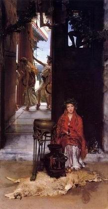 Alma Tadema oil painting