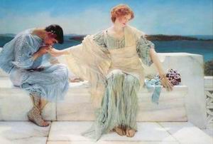 Alma Tadema oil painting