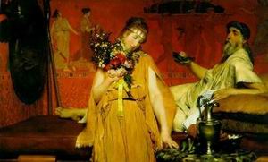 Alma Tadema oil painting