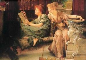 Alma Tadema oil painting
