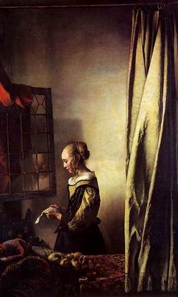 Johannes Vermeer oil painting