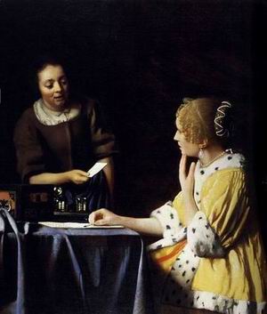 Johannes Vermeer oil painting