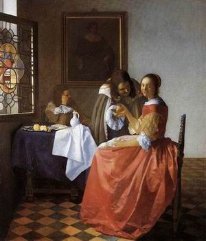 Johannes Vermeer oil painting