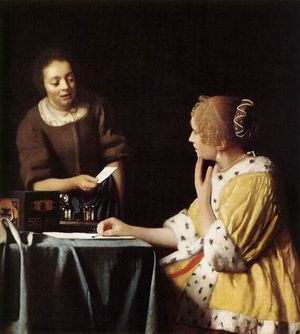 Johannes Vermeer oil painting