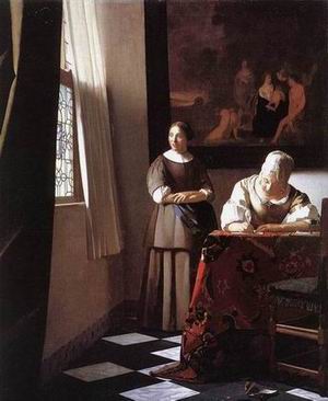 Johannes Vermeer oil painting