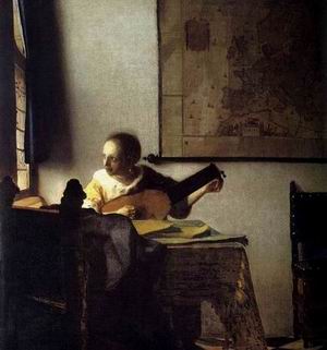 Johannes Vermeer oil painting