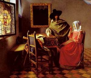Johannes Vermeer oil painting
