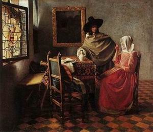 Johannes Vermeer oil painting