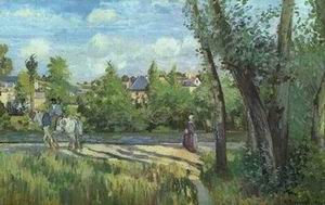 Pissarro oil painting