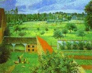 Pissarro oil painting