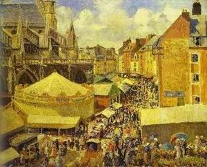 Pissarro oil painting