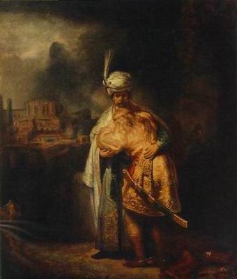 Rembrandt oil painting