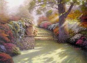 Thomas Kinkade oil painting