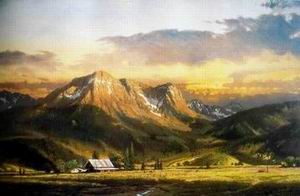 Thomas Kinkade oil painting